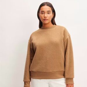 Everlane Renew Fleece Oversized Crew (M)